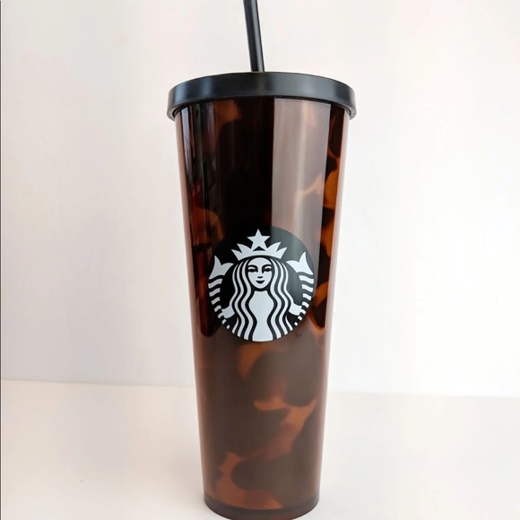 Starbucks Other - STARBUCKS tortoise shell venti cold cup 24 oz
